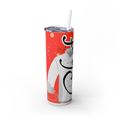 Skinny Tumbler with Straw, 20oz