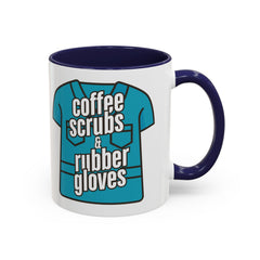 Coffee Scrubs & Rubber Gloves Mug - Perfect for Healthcare Heroes