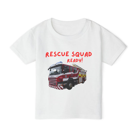 Toddler Firefighter T-Shirt - Rescue Squad Ready!