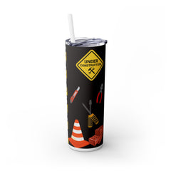 Skinny Tumbler with Straw, 20oz