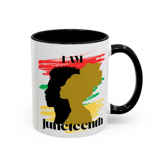 Juneteenth Accent Coffee Mug - Celebrate Freedom & Heritage
