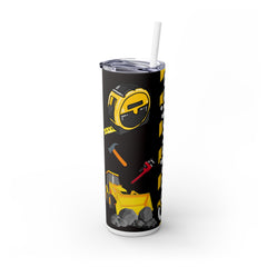 Skinny Tumbler with Straw, 20oz