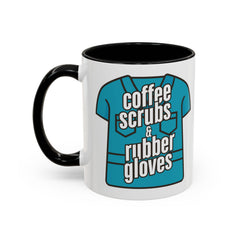 Coffee Scrubs & Rubber Gloves Mug - Perfect for Healthcare Heroes