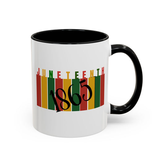 Juneteenth Accent Coffee Mug - Celebrate Freedom and History | 11oz & 15oz Options