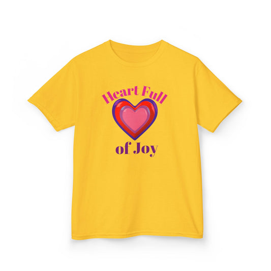 Heart Full of Joy Kids Tee - Perfect for Celebrations and Everyday Wear