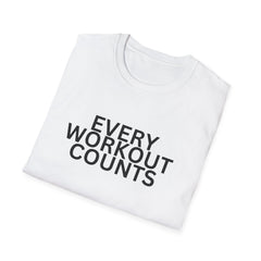 Motivational Workout T-Shirt - Every Workout Counts