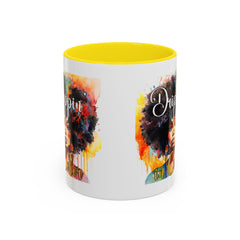 Drippin' in Color Coffee Mug - Afrocentric Drinkware for Proud Individuals