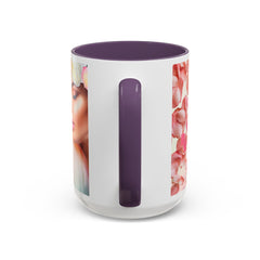 Inspirational Beauty Accent Coffee Mug - Be Your Own Kind of Beauty