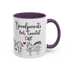 Grandparents' Greatest Gift Coffee Mug - Cute Family Design for Special Moments