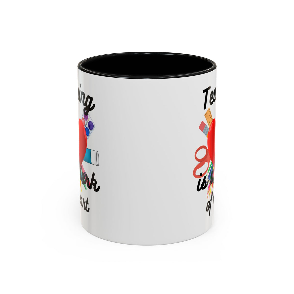 Teaching is a Work of Heart Coffee Mug - Perfect Gift for Teachers
