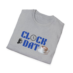 Coffee Lovers T-Shirt - 'CLOCK DAT'