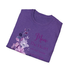 Mom Heart Floral T-Shirt - Comfortable Gift for Mother's Day