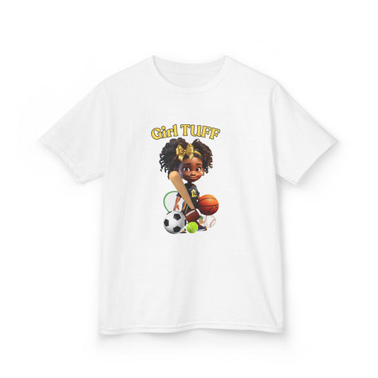 Girl TUFF Kids Cotton Tee - Sporty Style