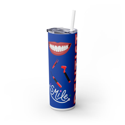 Perfect Gift for Dental Professionals Dentist Skinny Tumbler with Straw