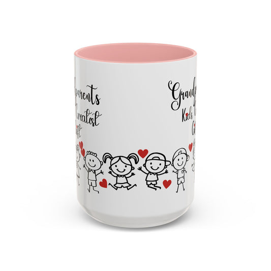 Grandparents' Gift Coffee Mug - Kids' Greatest Love Design