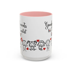Grandparents' Gift Coffee Mug - Kids' Greatest Love Design