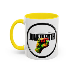 Juneteenth Accent Coffee Mug - Celebrate Freedom and Heritage