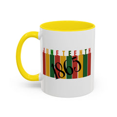 Juneteenth Accent Coffee Mug - Celebrate Freedom and History | 11oz & 15oz Options