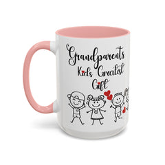 Grandparents' Greatest Gift Coffee Mug - Cute Family Design for Special Moments