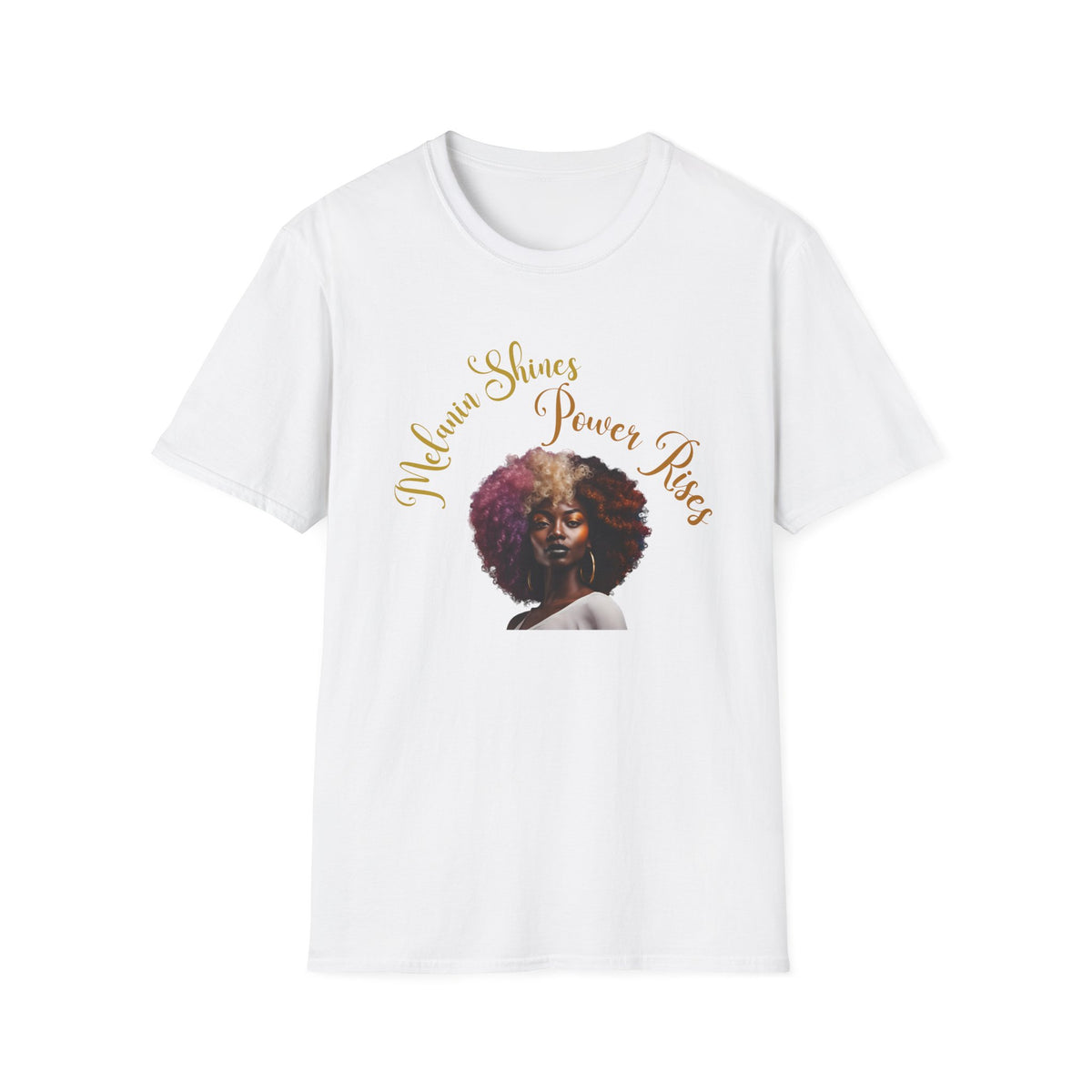 Melanin Shines Power Rises T-Shirt