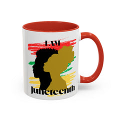 Juneteenth Accent Coffee Mug - Celebrate Freedom & Heritage