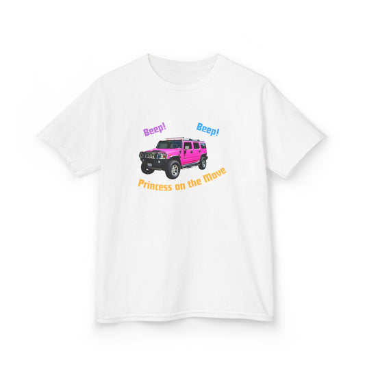 Beep Beep Princess on the Move Kids Tee