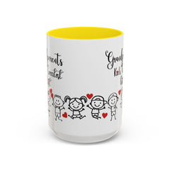 Grandparents' Gift Coffee Mug - Kids' Greatest Love Design