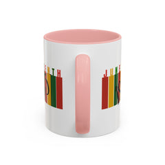 Juneteenth Accent Coffee Mug - Celebrate Freedom and History | 11oz & 15oz Options