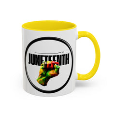 Juneteenth Accent Coffee Mug - Celebrate Freedom and Heritage