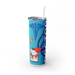 Doctor Skinny Tumbler with Straw, 20oz