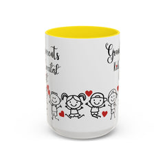 Grandparents' Greatest Gift Coffee Mug - Cute Family Design for Special Moments