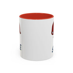 Sip in Style Accent Coffee Mug - Fun & Unique Ceramic Mug for Drink Lovers