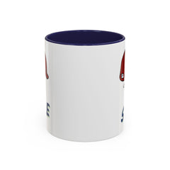 Sip in Style Accent Coffee Mug - Fun & Unique Ceramic Mug for Drink Lovers