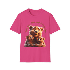 Love You Beary Much Mom T-Shirt | Cute Unisex Softstyle Tee for Mother's Day