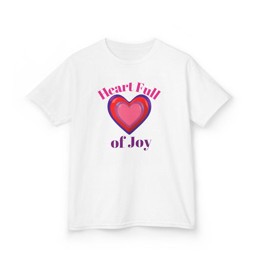Heart Full of Joy Kids Tee - Perfect for Celebrations and Everyday Wear