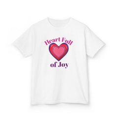 Heart Full of Joy Kids Tee - Perfect for Celebrations and Everyday Wear