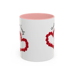 Heart of Our Family Accent Coffee Mug