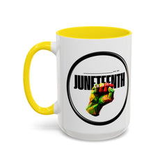 Juneteenth Accent Coffee Mug - Celebrate Freedom and Heritage