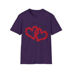 Heart of Our Family T-Shirt - Floral Love Design