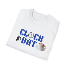 Coffee Lovers T-Shirt - 'CLOCK DAT'
