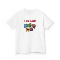 I Dig Dinos! Fun Dino Graphic Tee for Little Paleontologists