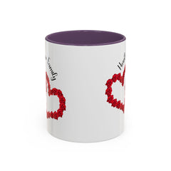 Heart of Our Family Accent Coffee Mug