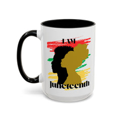 Juneteenth Accent Coffee Mug - Celebrate Freedom & Heritage