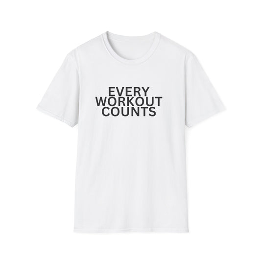 Motivational Workout T-Shirt - Every Workout Counts