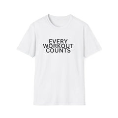 Motivational Workout T-Shirt - Every Workout Counts