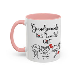 Grandparents' Greatest Gift Coffee Mug - Cute Family Design for Special Moments