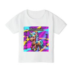 Melanin Unicorn Vibes Toddler T-Shirt