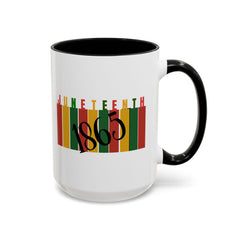 Juneteenth Accent Coffee Mug - Celebrate Freedom and History | 11oz & 15oz Options