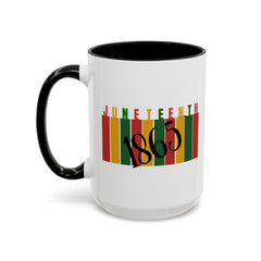 Juneteenth Accent Coffee Mug - Celebrate Freedom and History | 11oz & 15oz Options