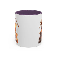 Love You Beary Much Bear Family Mug - Cute Accent Coffee Mug for Moms